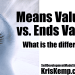 means values versus ends values, means values, ends values